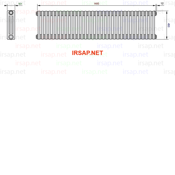 Радиатор IRSAP Tesi 30450/33 T23 CL 01